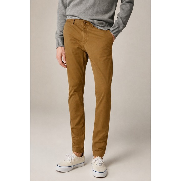 J.CREW Other - New J.Crew 250 Skinny Fit Stretch Chino Pants Men's Size 34 x 34 Brown Khaki